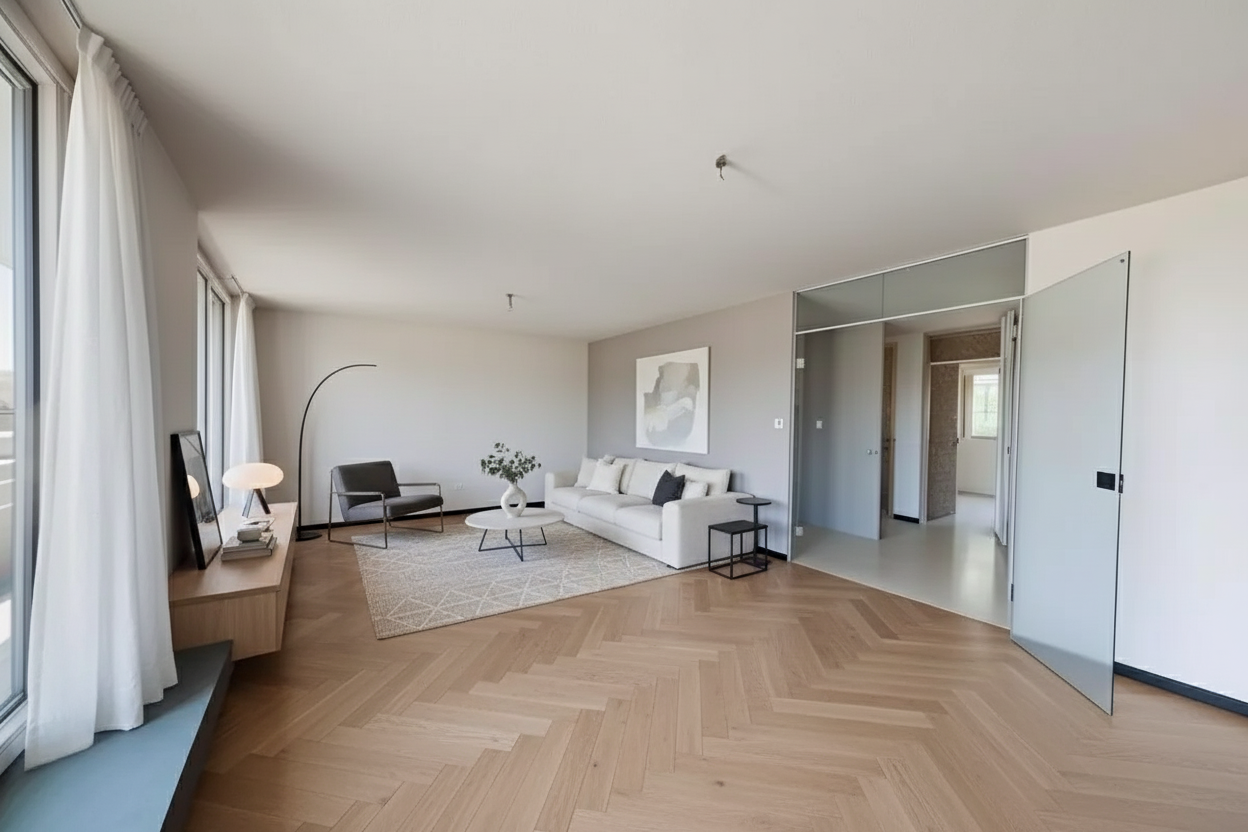 Salon moderne rénové